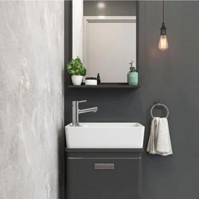اجرا شده روشویی روکابینتی چینی کرد مدل آلپن