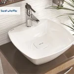 اجرا شده روشویی روکابینتی چینی کرد مدل لوئیزا 43